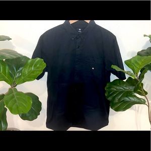 DC Black Button Up Stretch